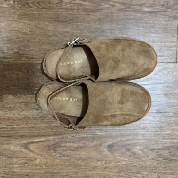 Madden Girl Graham Platform Slingback Clog Mules - Picture 7 of 9